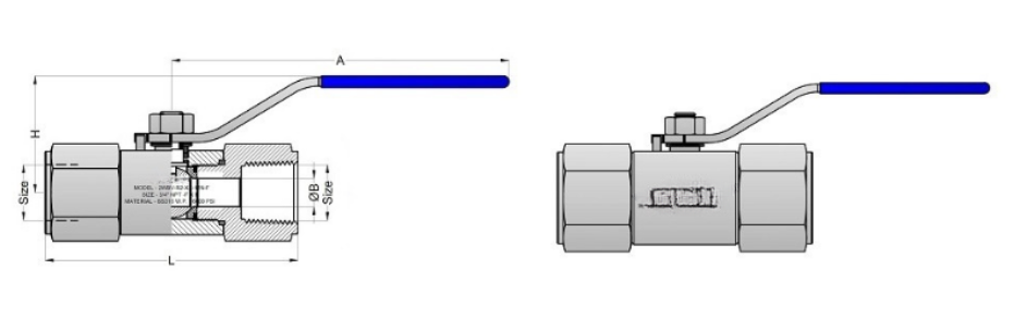 Pipe Gauge 90° Syphon Main View